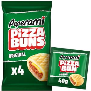 Peperami Pizza Bun, 8 Pack, 8 x 160 g, Pizzasnack, Mini-Pizza To Go, for on the go, the office, and lunch break, with salami, pizzasauce, and cheese Peperami Pizza Bun, 8 Pack, 8 x 160 g, Pizzasnack, Mini-Pizza To Go, for on the go, the office, and lunch break, with salami, pizzasauce, and cheese