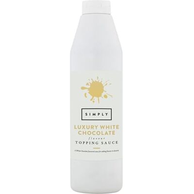 Simply Simply Luxury White Chocolate Topping Sauce - sauce Simply Simply Luxury White Chocolate Topping Sauce - sauce