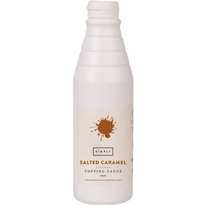 Simply Salted Caramel Topping Sauce, Ready to Use Dessert Sauce for Ice Cream, Waffles, Pancakes, Coffee & Milkshakes (1 kg) Simply Salted Caramel Topping Sauce, Ready to Use Dessert Sauce for Ice Cream, Waffles, Pancakes, Coffee & Milkshakes (1 kg)