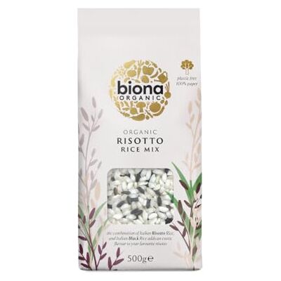 Biona Organic Risotto Rice Mix Black Venus and White Arborio Rice 500g (Pack of 3) Biona Organic Risotto Rice Mix Black Venus and White Arborio Rice 500g (Pack of 3)