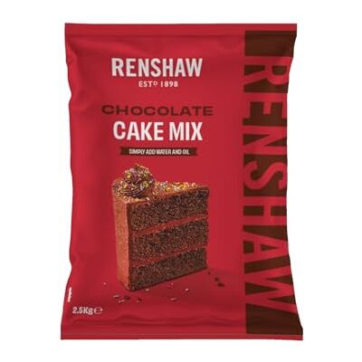 Renshaw Ready to Use Chocolate Sponge Cake Mix Perfect for Muffins, Cupcakes or Traybakes, 2.5 kg (Pack of 1) Renshaw Ready to Use Chocolate Sponge Cake Mix Perfect for Muffins, Cupcakes or Traybakes, 2.5 kg (Pack of 1)