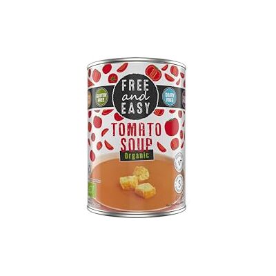 Free & Easy Organic Tomato Soup 400g-6 Pack Free & Easy Organic Tomato Soup 400g-6 Pack