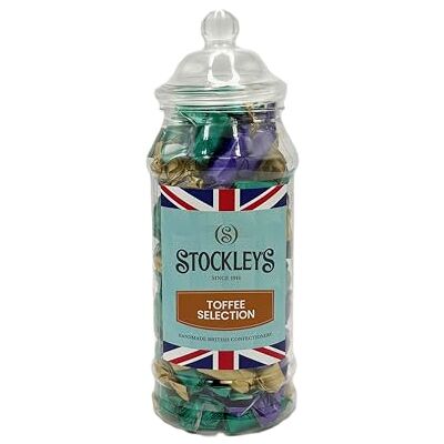 STOCKLEY'S SINCE 1918 Stockley's Heritage Sweet Shop Jar Toffee Selection, 450g STOCKLEY'S SINCE 1918 Stockley's Heritage Sweet Shop Jar Toffee Selection, 450g