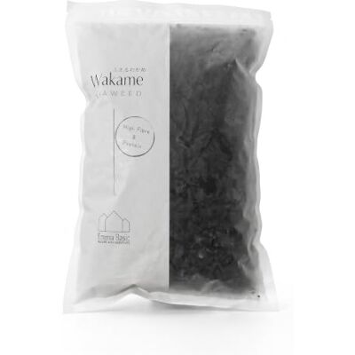 Emma Basic Dried Wakame 500g Ready in three Minutes High Fibre & Protein Re-sealable pack Vegan Umami Emma Basic Dried Wakame 500g Ready in three Minutes High Fibre & Protein Re-sealable pack Vegan Umami