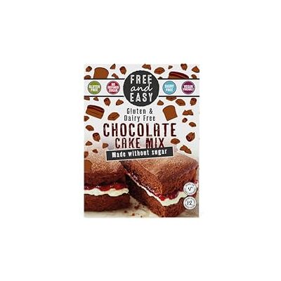 Free & Easy Gluten and Dairy Free Chocolate Cake Mix 350 g (Pack of 4) Free & Easy Gluten and Dairy Free Chocolate Cake Mix 350 g (Pack of 4)