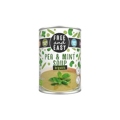 Free & Easy Organic Pea and Mint Soup 400g-6 Pack Free & Easy Organic Pea and Mint Soup 400g-6 Pack