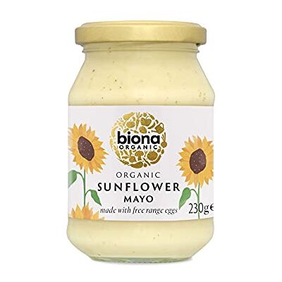 Biona Organic Free Range Mayonnaise 230g, Pack of 6 100% Organic Ingredients, Made with Free Range Eggs, Smooth and Creamy, Ideal for Sandwiches and Salads Biona Organic Free Range Mayonnaise 230g, Pack of 6 100% Organic Ingredients, Made with Free Range Eggs, Smooth and Creamy, Ideal for Sandwiches and Salads