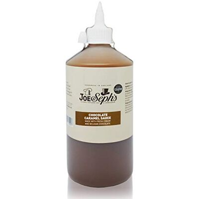 Joe & Seph's Chocolate Caramel Sauce (1x1kg) Caramel Drizzle, ice Cream Sauce, Caramel Sauce for Coffee, Vegetarian, Home Baking, Cakes Joe & Seph's Chocolate Caramel Sauce (1x1kg) Caramel Drizzle, ice Cream Sauce, Caramel Sauce for Coffee, Vegetarian, Home Baking, Cakes