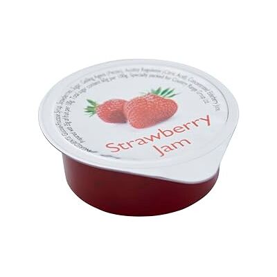 Country Range Strawberry Jam Portions 100 x 20g Country Range Strawberry Jam Portions 100 x 20g