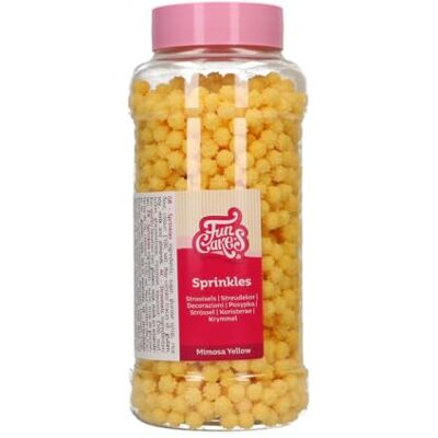 FunCakes Mimosa Yellow: Sugar Sprinkles for Decorating Cakes, Cupcakes and More Edible Decoration for Easter and Spring-Themed Cakes 500 g FunCakes Mimosa Yellow: Sugar Sprinkles for Decorating Cakes, Cupcakes and More Edible Decoration for Easter and Spring-Themed Cakes 500 g