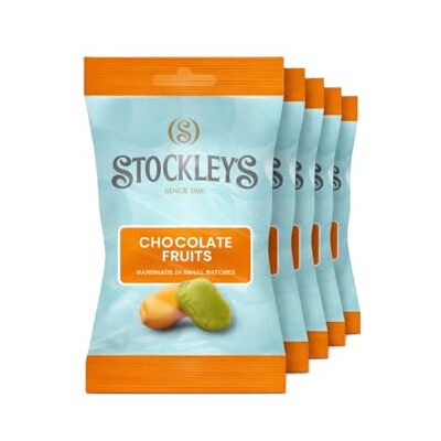 STOCKLEY'S SINCE 1918 Stockley's Chocolate Fruits Sharing Bag, 170g x 6 STOCKLEY'S SINCE 1918 Stockley's Chocolate Fruits Sharing Bag, 170g x 6
