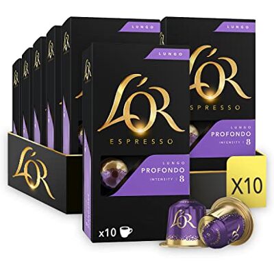 L'OR Espresso Lungo Profondo Intensity 8 - Coffee Capsules L'OR Espresso Lungo Profondo Intensity 8 - Coffee Capsules