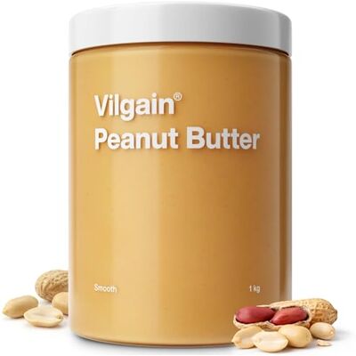 Vilgain 100% Peanut Butter (1000g) Smooth – Creamy Peanut Butter No Added Sugar, Palm Oil & Salt – Vegan, Protein-Rich & Gluten-Free – Natural Peanut Cream From Dry Roasted Peanuts Vilgain 100% Peanut Butter (1000g) Smooth – Creamy Peanut Butter No Added Sugar, Palm Oil & Salt – Vegan, Protein-Rich & Gluten-Free – Natural Peanut Cream From Dry Roasted Peanuts
