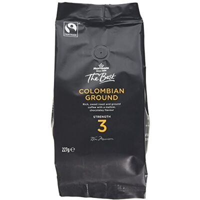 Morrisons The Best Colombian Coffee, 227 g, Pack of 6 Morrisons The Best Colombian Coffee, 227 g, Pack of 6