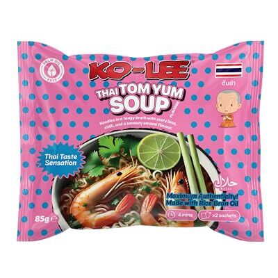 Lee Thai Sensation Instant Noodles – Tom Yum Soup Flavour Spicy & Tangy Thai Favourite 85g (Pack of 22) Lee Thai Sensation Instant Noodles – Tom Yum Soup Flavour Spicy & Tangy Thai Favourite 85g (Pack of 22)