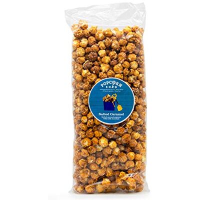 Popcorn Shed Salted Caramel Gourmet Popcorn, 500g Bulk Bag Movie Night Mega Pack, Gluten Free Snacks, Vegetarian Popcorn Popcorn Shed Salted Caramel Gourmet Popcorn, 500g Bulk Bag Movie Night Mega Pack, Gluten Free Snacks, Vegetarian Popcorn