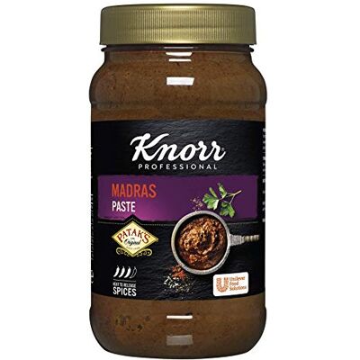 Knorr Patak's Professional Madras Paste, Aromatic Indian Cooking Paste for Curries, 1.1 kg Knorr Patak's Professional Madras Paste, Aromatic Indian Cooking Paste for Curries, 1.1 kg