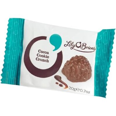 Lily O'Brien's Cocoa Cookie Crunch 20g (Box 350) Lily O'Brien's Cocoa Cookie Crunch 20g (Box 350)