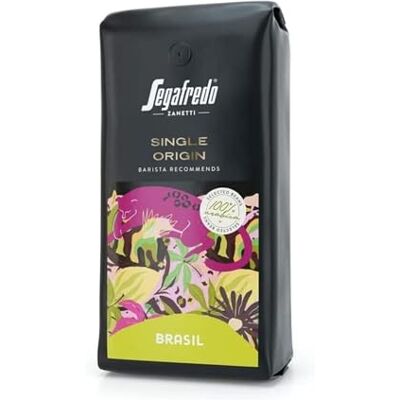 Segafredo Zanetti Coffee Beans Single Origin Brasil 100% Arabica 1Kg Pack Barista Recommends Selected Roasted Coffee Beans, Hints of dried Fruit with Nuts and Chocolate Segafredo Zanetti Coffee Beans Single Origin Brasil 100% Arabica 1Kg Pack Barista Recommends Selected Roasted Coffee Beans, Hints of dried Fruit with Nuts and Chocolate