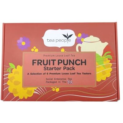 Tea People Fruit Punch Starter Pack of 6 of our finest loose fruit teas Tea People Fruit Punch Starter Pack of 6 of our finest loose fruit teas