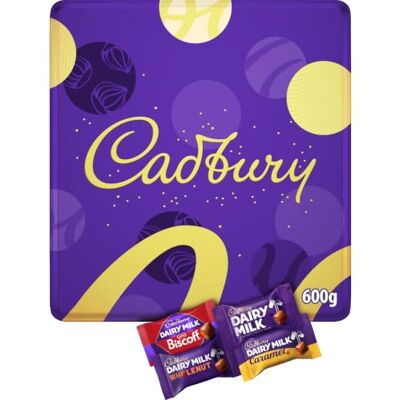 Cadbury Chocolate Chunks Festive Selection Tin, 600 g Cadbury Chocolate Chunks Festive Selection Tin, 600 g