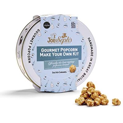 Joe & Seph's Ultimate DIY Pop-at-Home Kit, Make Your own Salted Caramel Popcorn (1x920g), Salted Caramel, air-Popped, Gifts for Kids Joe & Seph's Ultimate DIY Pop-at-Home Kit, Make Your own Salted Caramel Popcorn (1x920g), Salted Caramel, air-Popped, Gifts for Kids