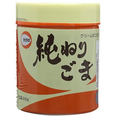 KATAGI FOODS CO. LTD. Katagi Nerigoma Kuro Black Sesame Paste 500 g KATAGI FOODS CO. LTD. Katagi Nerigoma Kuro Black Sesame Paste 500 g