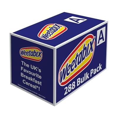 Weetabix - Bulk Catering Pack - 6x48 - Whole Wheat - Cereal Weetabix - Bulk Catering Pack - 6x48 - Whole Wheat - Cereal