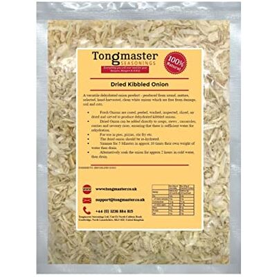 Tongmaster Dried Kibbled Onion Flakes 1kg Tongmaster Dried Kibbled Onion Flakes 1kg