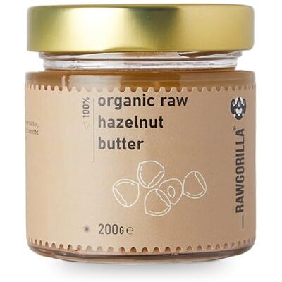 Raw Gorilla RAWGORILLA Organic Raw Hazelnut Butter 200g Raw Gorilla RAWGORILLA Organic Raw Hazelnut Butter 200g