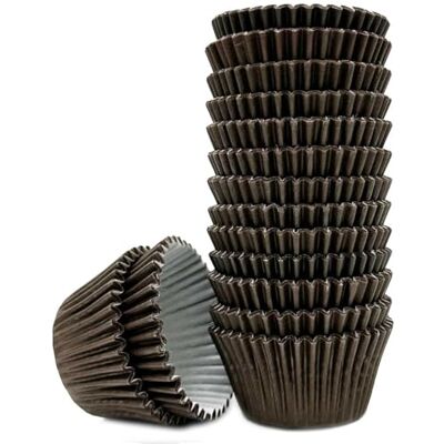 Scrumptious! 180PC Cupcake Cases Chocolate Brown 65GSM 51mm x 38mm Greaseproof Paper Baking Cases Great for Weddings Birthday and Anniversary Party Muffins Cakes and Bakes Scrumptious! 180PC Cupcake Cases Chocolate Brown 65GSM 51mm x 38mm Greaseproof Paper Baking Cases Great for Weddings Birthday and Anniversary Party Muffins Cakes and Bakes
