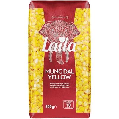 LAILA Mung Dal 500 g (Case of 8) LAILA Mung Dal 500 g (Case of 8)