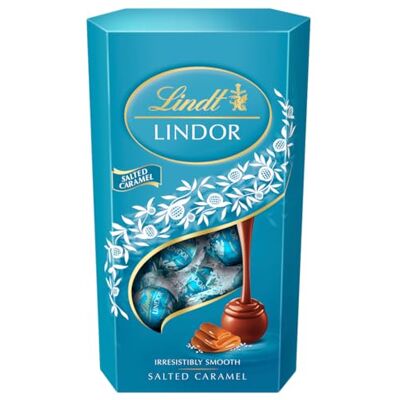 Lindt - Lindor Salted Caramel - Milk chocolate - Truffles Lindt - Lindor Salted Caramel - Milk chocolate - Truffles
