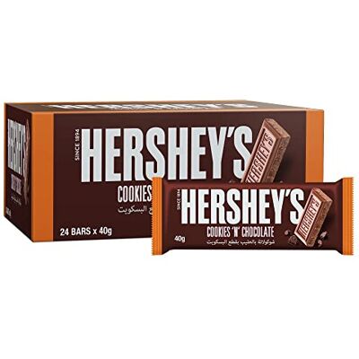 Hershey's Cookies N Chocolate 40 g (Pack of 24) Hershey's Cookies N Chocolate 40 g (Pack of 24)