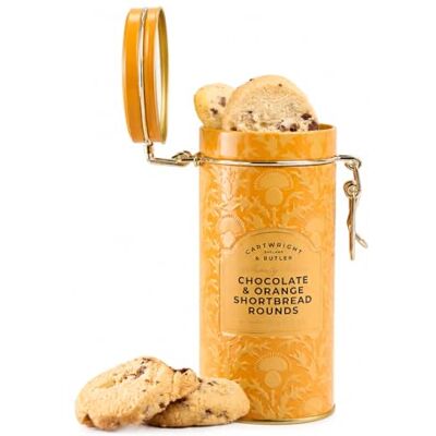 Cartwright & Butler Chocolate & Orange Shortbread Rounds, Buttery Shortbread Biscuits with Milk Chocolate Chunks & Orange Pieces, Premium Sweet Biscuits for Tea, Coffee & Gifting, 150g Cartwright & Butler Chocolate & Orange Shortbread Rounds, Buttery Shortbread Biscuits with Milk Chocolate Chunks & Orange Pieces, Premium Sweet Biscuits for Tea, Coffee & Gifting, 150g