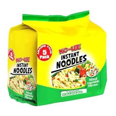 KOLEE 5-Pack Instant Noodles – Mix Vegetable Flavour Classic Comfort Halal Quick & Convenient Great Value 70g (Pack of 30) KOLEE 5-Pack Instant Noodles – Mix Vegetable Flavour Classic Comfort Halal Quick & Convenient Great Value 70g (Pack of 30)