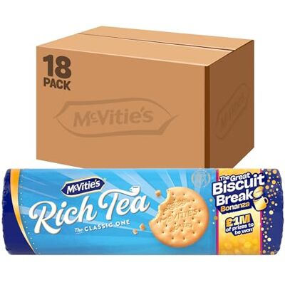 McVitie's Rich Classic Tea Biscuit, 300 g (Pack of 18) McVitie's Rich Classic Tea Biscuit, 300 g (Pack of 18)