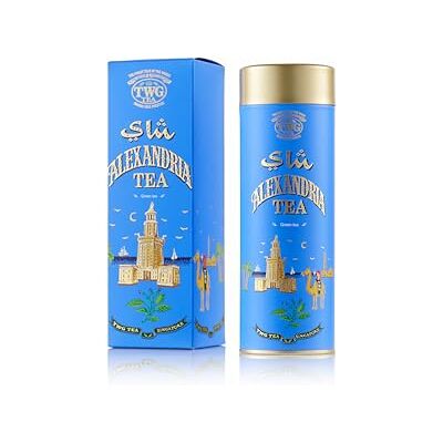 TWG Tea Alexandria Tea Loose Leaf Green Tea Spearmint & Spices Haute Couture Tin, 100g Gift Set TWG Tea Alexandria Tea Loose Leaf Green Tea Spearmint & Spices Haute Couture Tin, 100g Gift Set