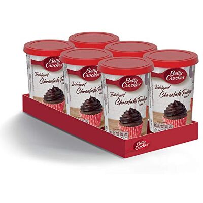 Betty Crocker Chocolate Fudge Icing 400g (Pack of 6) Betty Crocker Chocolate Fudge Icing 400g (Pack of 6)