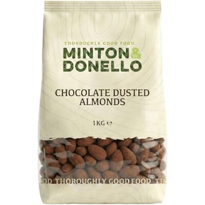 Minton & Donello Chocolate Dusted Almonds 1kg – Whole Almonds Coated in Smooth Milk Chocolate & Cocoa Powder, Gourmet Sweets & Nut Snacks, Great for Sharing & Desserts Bulk Pack Minton & Donello Chocolate Dusted Almonds 1kg – Whole Almonds Coated in Smooth Milk Chocolate & Cocoa Powder, Gourmet Sweets & Nut Snacks, Great for Sharing & Desserts Bulk Pack