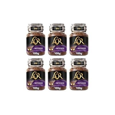 L'OR Intense Instant Coffee 100g (Pack of 6 Jars, Total 600g) L'OR Intense Instant Coffee 100g (Pack of 6 Jars, Total 600g)