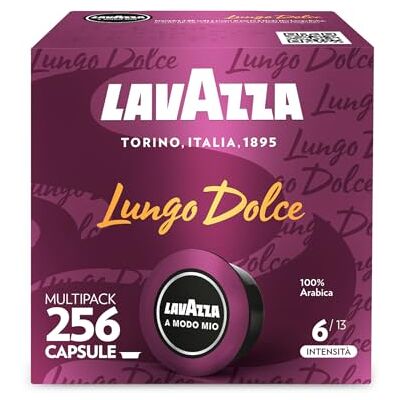 Lavazza , A Modo Mio Lungo Dolce, 256 Coffee Pods Lavazza , A Modo Mio Lungo Dolce, 256 Coffee Pods