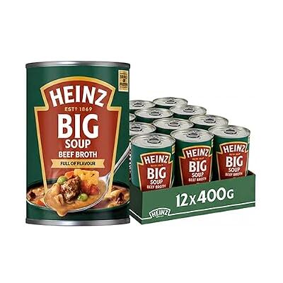 HEINZ Big Soup Beef Broth 12x400g HEINZ Big Soup Beef Broth 12x400g