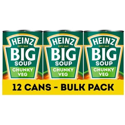 HEINZ Big Soup Chunky Vegetable 12x400g HEINZ Big Soup Chunky Vegetable 12x400g