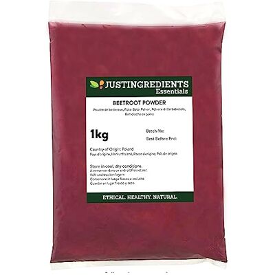 JustIngredients Essentials Beetroot Powder 1 kg JustIngredients Essentials Beetroot Powder 1 kg