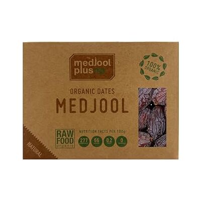 Medjool Plus Premium Organic Medjool Dates 500 g – Large, Juicy & Naturally Sweet – No Added Sugar, Non-GMO, Ready to Eat – Fresh Harvest Quality Fruit Snack Medjool Plus Premium Organic Medjool Dates 500 g – Large, Juicy & Naturally Sweet – No Added Sugar, Non-GMO, Ready to Eat – Fresh Harvest Quality Fruit Snack
