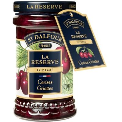 St. Dalfour La Reserve Sour Cherry Fruit Spread – 170g Jar – All Natural, No Added Sugar, French Gourmet Preserve, Vegan & Gluten-Free For Charcuterie, Chutney Alternative Bulk Pack 6 x 170g St. Dalfour La Reserve Sour Cherry Fruit Spread – 170g Jar – All Natural, No Added Sugar, French Gourmet Preserve, Vegan & Gluten-Free For Charcuterie, Chutney Alternative Bulk Pack 6 x 170g