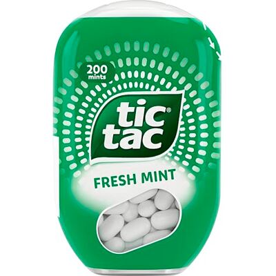 Tic Tac Fresh Mint Dragees Bulk Box Refreshing Peppermint Sweets with Vanilla Hint 8 Bottles x 200 Mints (98g each) Ideal for Events & Office Sharing Tic Tac Fresh Mint Dragees Bulk Box Refreshing Peppermint Sweets with Vanilla Hint 8 Bottles x 200 Mints (98g each) Ideal for Events & Office Sharing