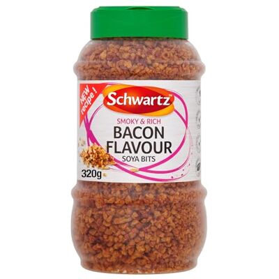 Schwartz Bacon Flavour Bits, 320g – Smoky, Crispy Vegan-Friendly Bacon Topping for Salads, Pasta & Gourmet Recipes Schwartz Bacon Flavour Bits, 320g – Smoky, Crispy Vegan-Friendly Bacon Topping for Salads, Pasta & Gourmet Recipes