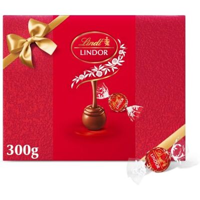 Lindt Lindor Milk Chocolate Truffles Gift Box 300g Lindt Lindor Milk Chocolate Truffles Gift Box 300g